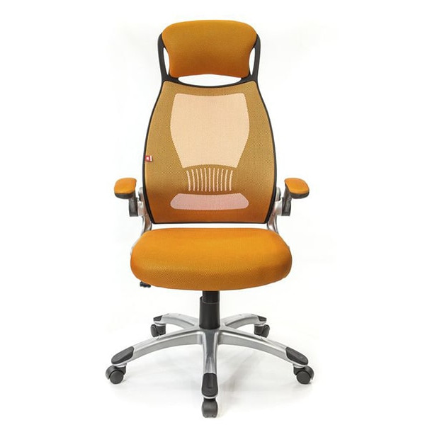 Крісло комп'ютерне АКЛАС Вінд PL TILT Помаранчевий Крісло комп'ютерне АКЛАС Вінд PL TILT Помаранчевий-1