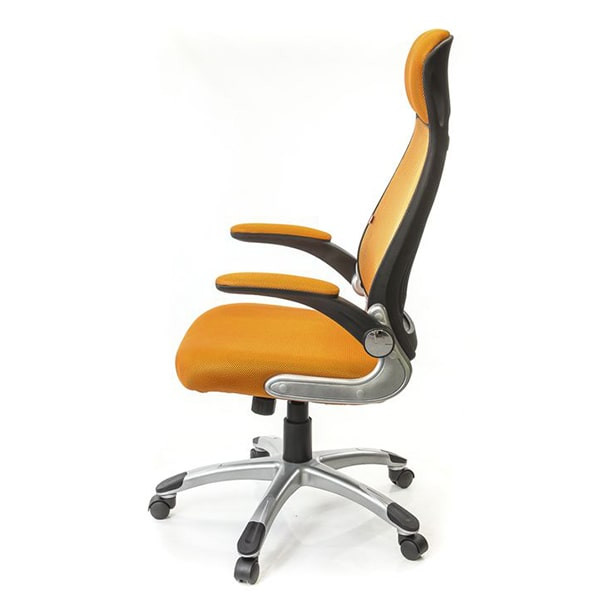 Крісло комп'ютерне АКЛАС Вінд PL TILT Помаранчевий Крісло комп'ютерне АКЛАС Вінд PL TILT Помаранчевий-2