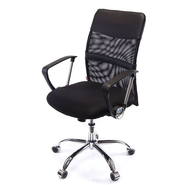 Кресло компьютерное АКЛАС Вист CH TILT Чёрный Кресло компьютерное АКЛАС Вист CH TILT Чёрный-0