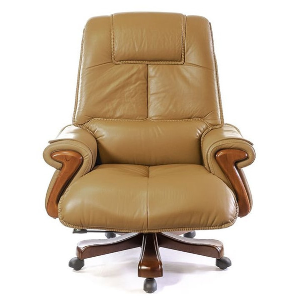 Крісло керівника АКЛАС Вольтер EX RL Бежевий-1