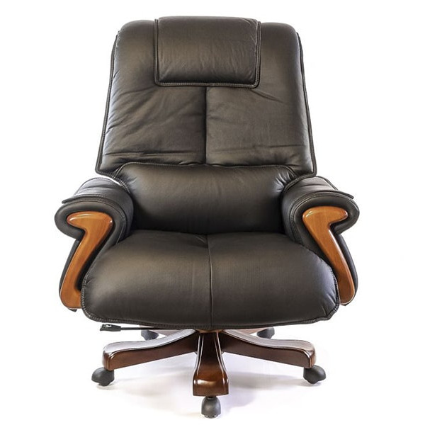 Крісло керівника АКЛАС Вольтер EX RL Чорний-1