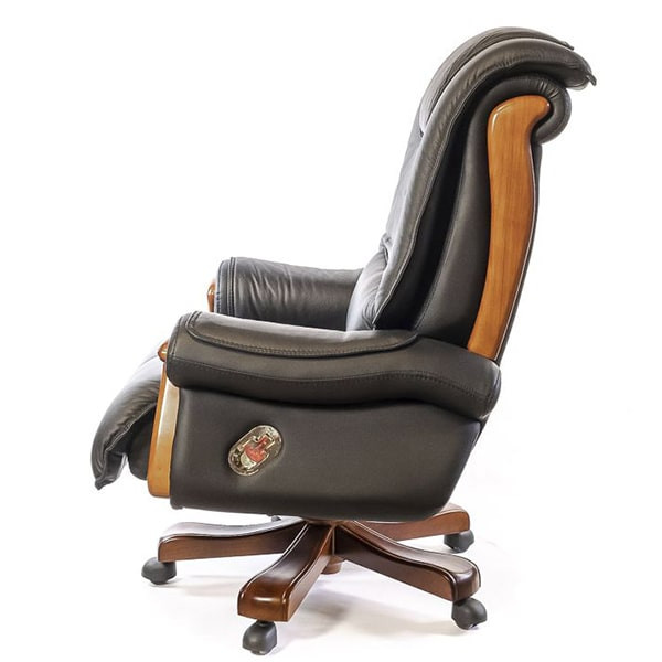 Крісло керівника АКЛАС Вольтер EX RL Чорний-2