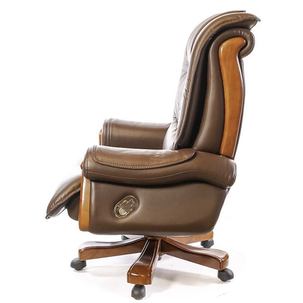 Кресло руководителя АКЛАС Вольтер EX RL Коричневый-2