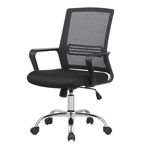 Кресло компьютерное АКЛАС Ворк CH TILT Чёрный Кресло компьютерное АКЛАС Ворк CH TILT Чёрный-0