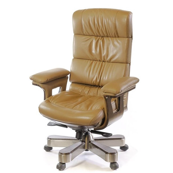 Крісло керівника Аклас Вудлес EX MB Бежевий-0