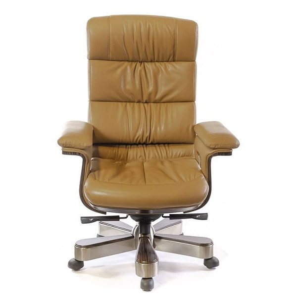 Крісло керівника Аклас Вудлес EX MB Бежевий-1