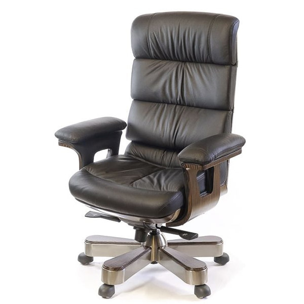 Кресло руководителя АКЛАС Вудлес EX MB Чёрный-0