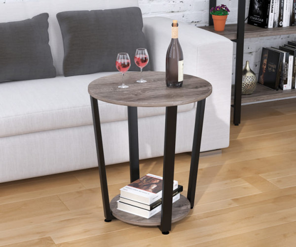 Стол журнальный Loft Design D-50 Дуб Палена ДСП-0