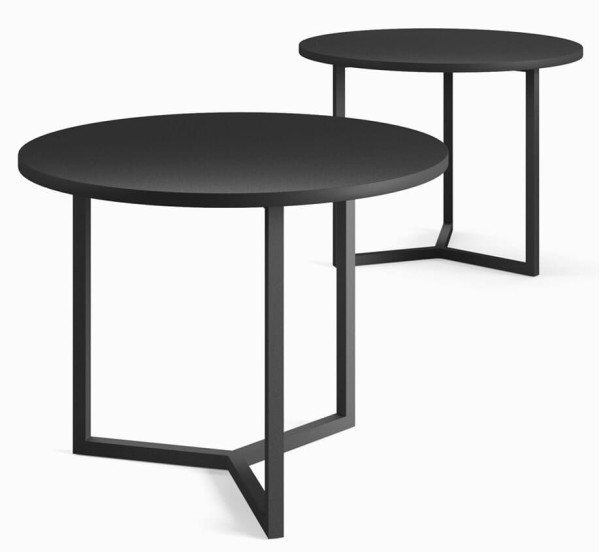 Журнальный столик Round coffee Table Черный-1