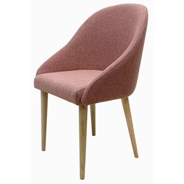 Стілець-крісло Pudra Рожевий-0