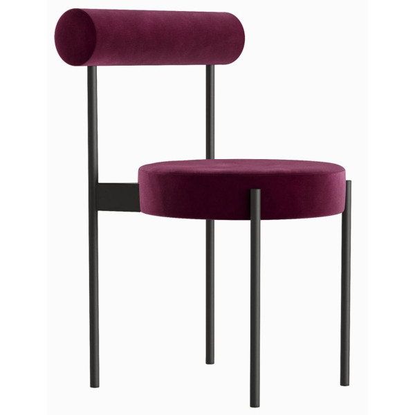 Стілець Tube Бордовий-0