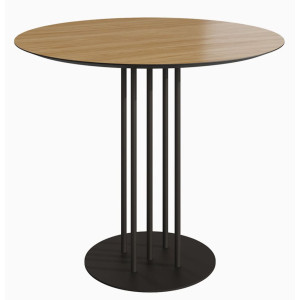 Стол Pipe Table Черный/дуб