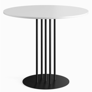 Стол Pipe Table Черный/белый