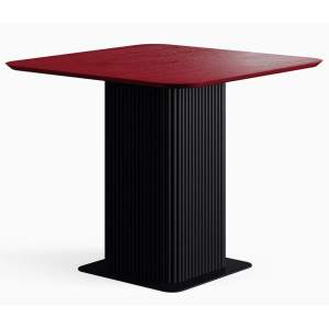 Стол Rome Q Красный/черный