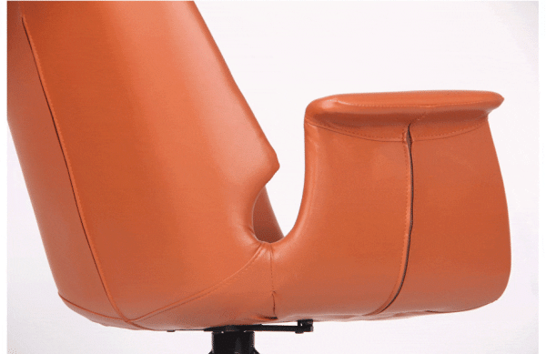 Кресло поворотное AMF Vert Caramel leather кожа-5