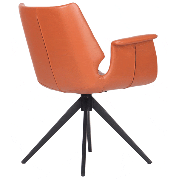Кресло поворотное AMF Vert Caramel leather кожа-4