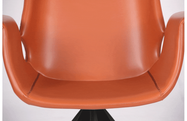 Кресло поворотное AMF Vert Caramel leather кожа-8
