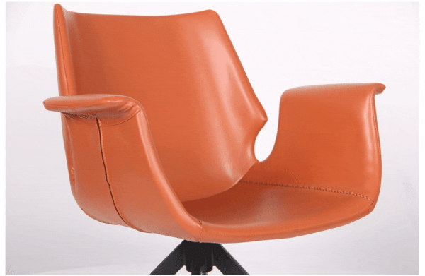 Кресло поворотное AMF Vert Caramel leather кожа-9