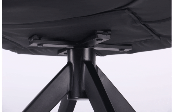 Кресло поворотное AMF Vert Black leather кожа-9