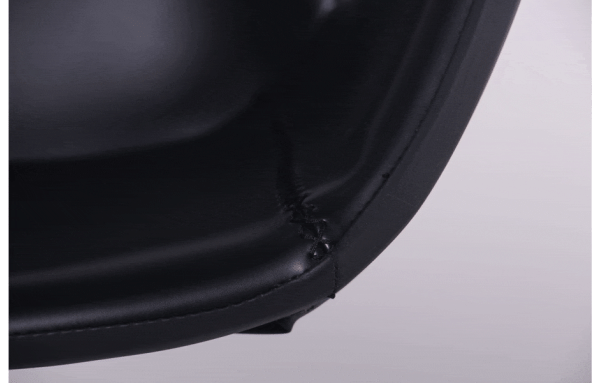 Кресло поворотное AMF Vert Black leather кожа-12