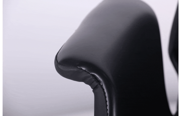 Кресло поворотное AMF Vert Black leather кожа-15