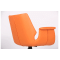 Кресло поворотное AMF Vert Оrange leather кожа-5-thumb