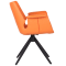 Кресло поворотное AMF Vert Оrange leather кожа-3-thumb