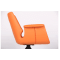 Кресло поворотное AMF Vert Оrange leather кожа-10-thumb