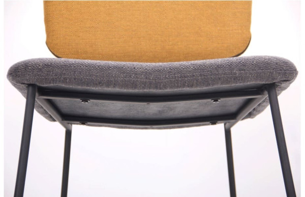 Стул AMF Alphabet G black/yellow gray-4