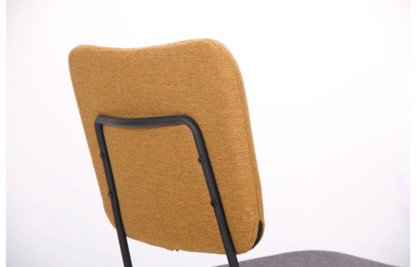 Стул AMF Alphabet G black/yellow gray-5