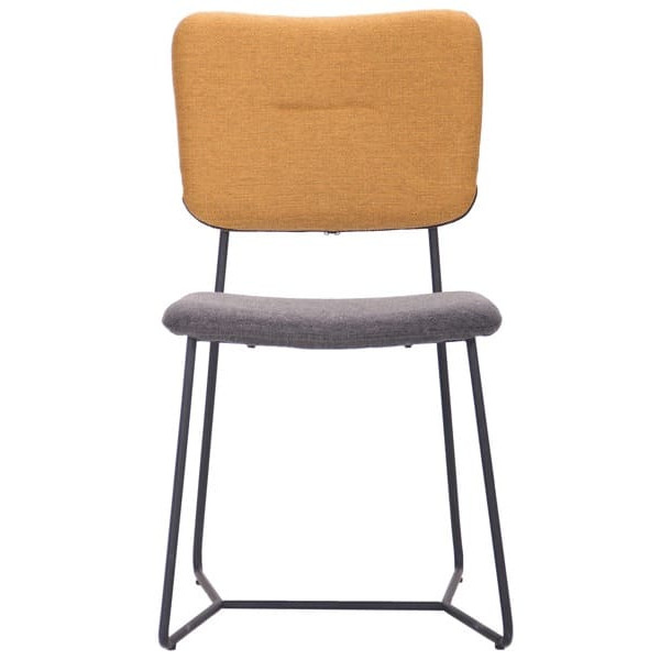 Стул AMF Alphabet G black/yellow gray-1