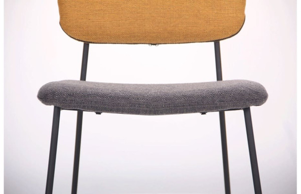 Стул AMF Alphabet G black/yellow gray-8