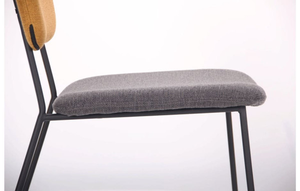 Стул AMF Alphabet G black/yellow gray-10