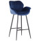 Барний стілець AMF Alphabet N black/royal blue-0-thumb