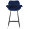 Барний стілець AMF Alphabet N black/royal blue-2-thumb