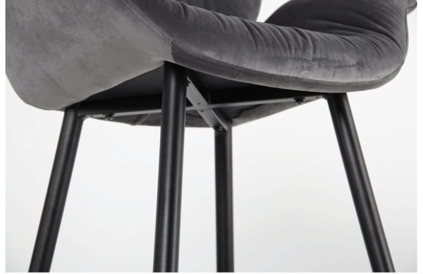 Барный стул AMF Alphabet N black/shadow-8