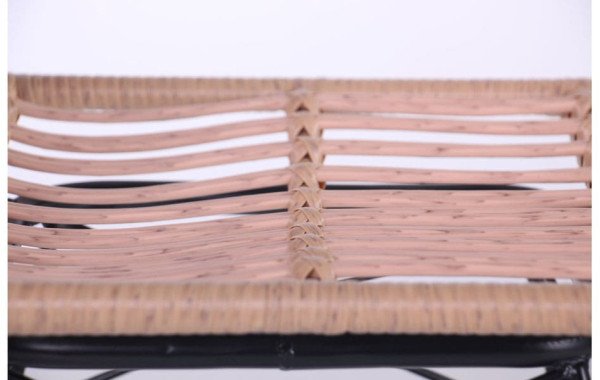 Стул AMF Frida Черный-ротанг латте-6