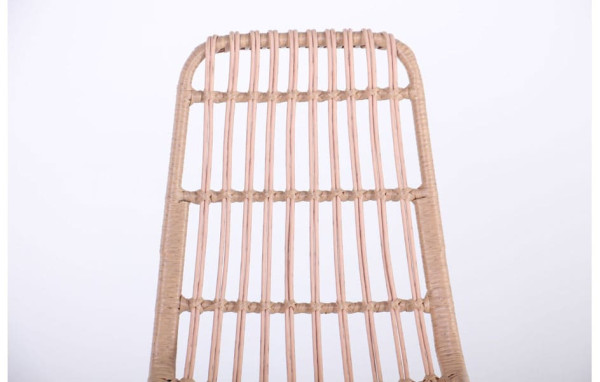 Стул AMF Frida Черный-ротанг латте-10