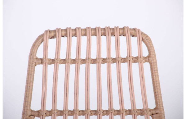 Стул AMF Frida Черный-ротанг латте-11