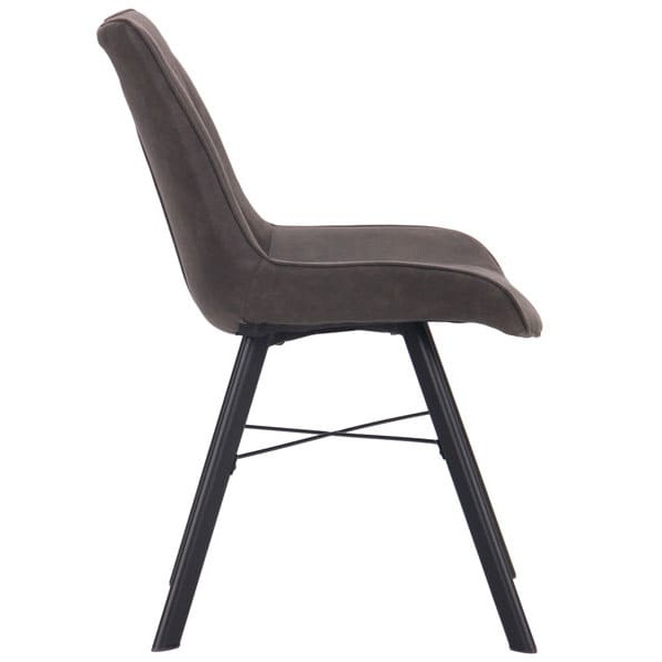 Стул AMF Hazer Черный/cowboy базальт браун-3