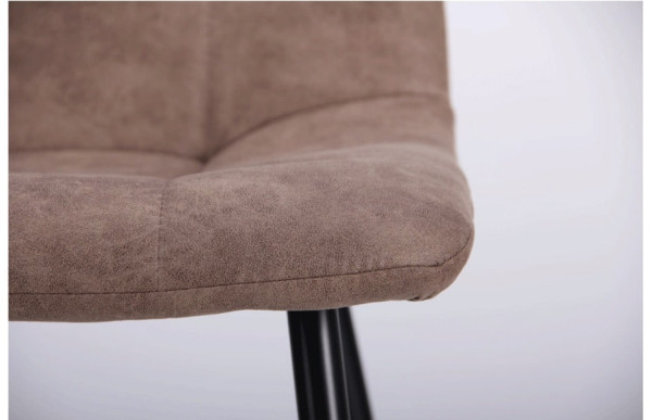 Стілець AMF Kansas чорний/cowboy PK мокко-5