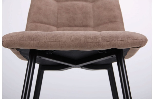 Стілець AMF Kansas чорний/cowboy PK мокко-7