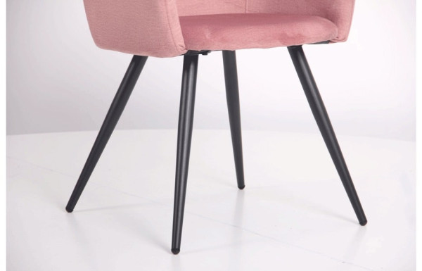 Крісло AMF Lynette black/canyon rose-12