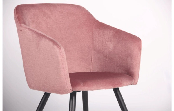 Крісло AMF Lynette black/canyon rose-7