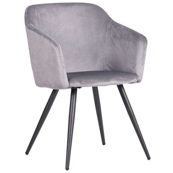 Кресло AMF Lynette black/silver-0