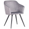 Крісло AMF Lynette black/silver-0-thumb
