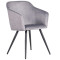 Крісло AMF Lynette black/silver-1-thumb
