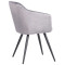 Крісло AMF Lynette black/silver-4-thumb