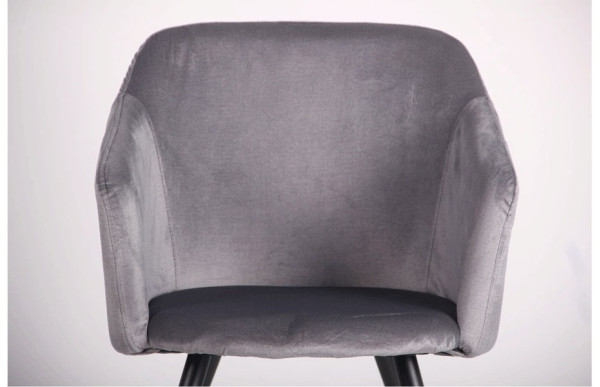 Кресло AMF Lynette black/silver-6