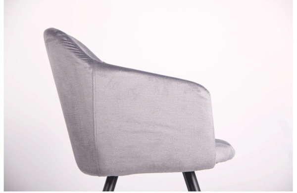 Кресло AMF Lynette black/silver-10